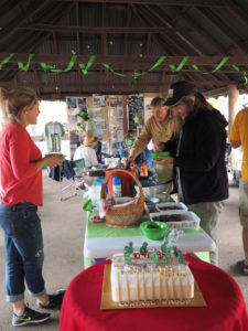 Cactus Warriors enjoying party food